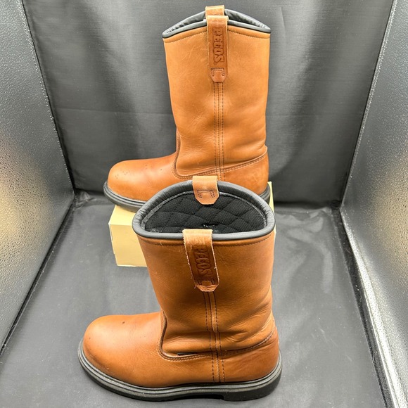 Vintage Red Wing Pecos 4445 Waterproof Pull On Work Boots Safety Womens 7 D - Picture 1 of 12